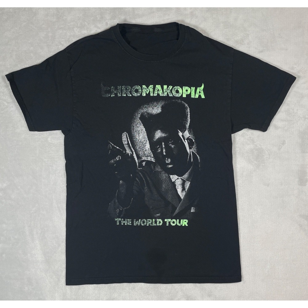 Tyler The Creator Chromakopia World Tour T Shirt Mens S Black Rap Hip Hop Tee